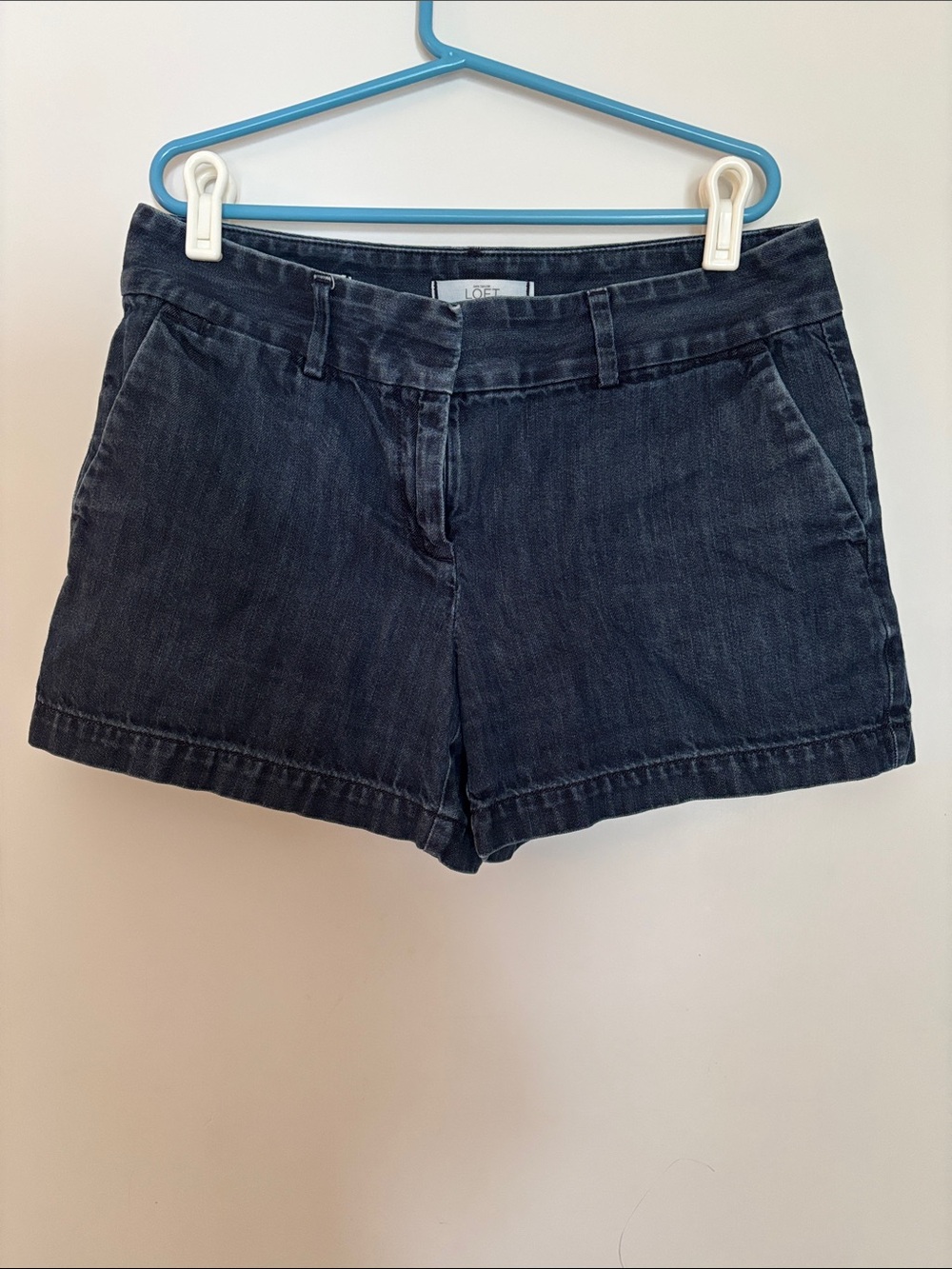 LOFT The Riviera Short- Women's Dark Indigo Denim Shorts - 4
